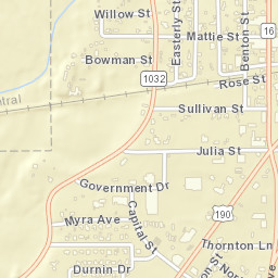111 North Range Avenue, Denham Springs Street Map