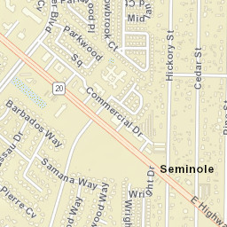 Seminole Florida Street Map