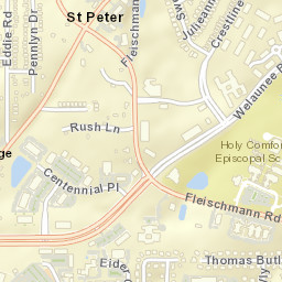 Saint Peter Florida Street Map