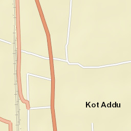 Kot Addu Tehsil Street Map