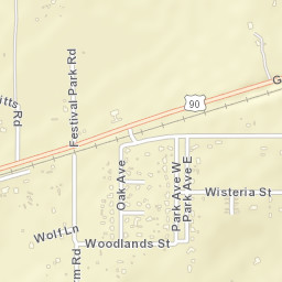 Pinecrest Alabama Street Map