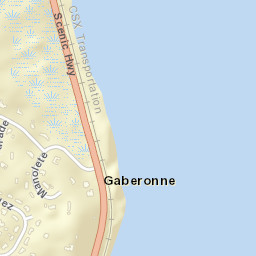 Gaberonne Florida Street Map