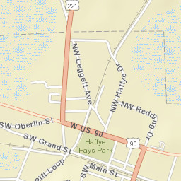 Greenville Florida Street Map