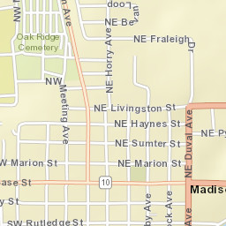 Madison Florida Street Map