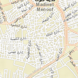 Munūf Street Map
