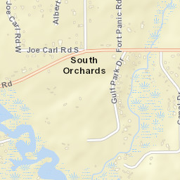 South Orchard Alabama Street Map