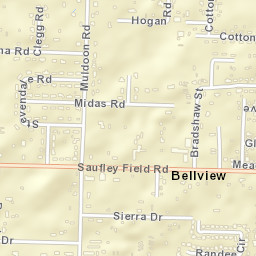 Bellview Florida Street Map