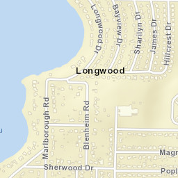 Longwood Florida Street Map