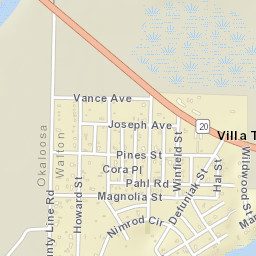 Villa Tasso Florida Street Map