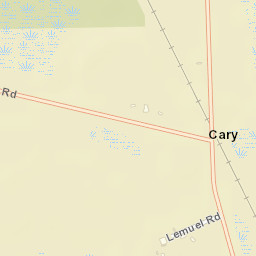 Cary Florida Street Map