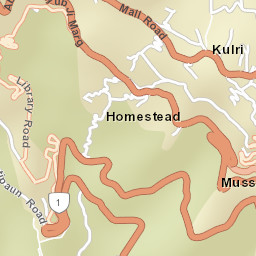 Mussoorie Street Map