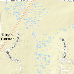 Dixon Corner Alabama Street Map