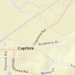 Capitola Florida Street Map