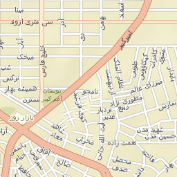 Khorramshahr Street Map
