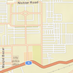 Mian Channun Street Map