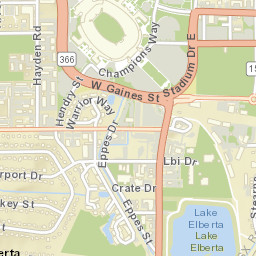 Champions Way, Florida State University Street Map