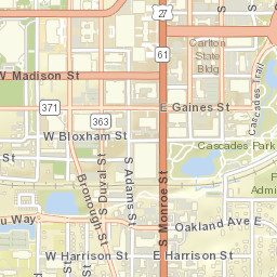 Tallahassee Florida Street Map