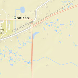 Chaires Florida Street Map
