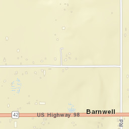 Barnwell Alabama Street Map
