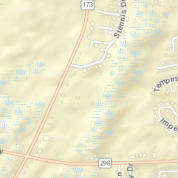 Sand Cut Florida Street Map