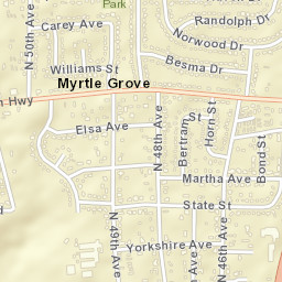 West Pensacola Florida Street Map