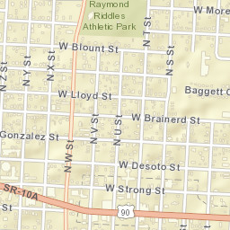 Brownsville Florida Street Map