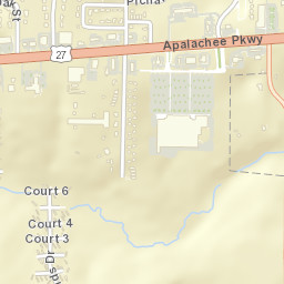 Lafayette Florida Street Map