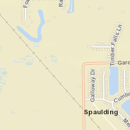 Spaulding Florida Street Map