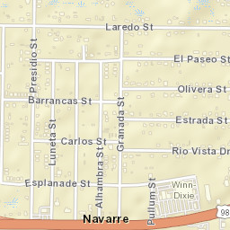 Navarre Florida Street Map
