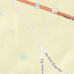 Capps Florida Street Map