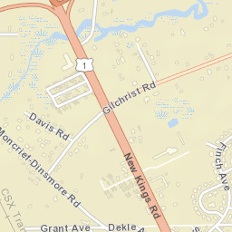 Dinsmore Florida Street Map