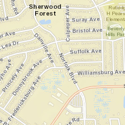 Sherwood Forest Florida Street Map