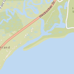 Fort George Island Florida Street Map