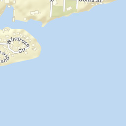 Sanders Beach Florida Street Map