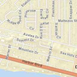Destin Florida Street Map