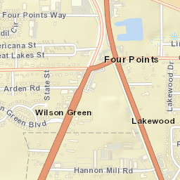 Four Points Florida Street Map