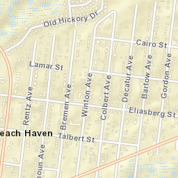 Beach Haven Florida Street Map