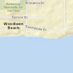 Woodlawn Beach Florida Street Map