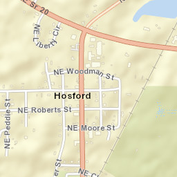 Hosford Florida Street Map
