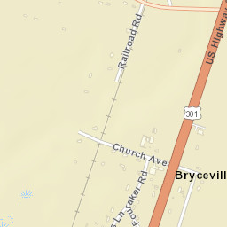 Bryceville Florida Street Map