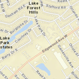 Lake Park Estates Florida Street Map