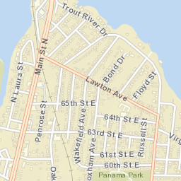 Panama Park Florida Street Map