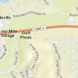 Sandestin Florida Street Map