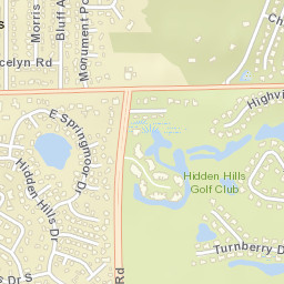 Beacon Hills Florida Street Map