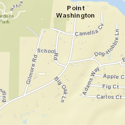 Point Washington Florida Street Map