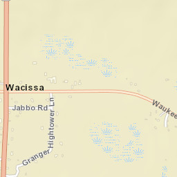 Wacissa Florida Street Map