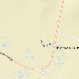 Thomas City Florida Street Map