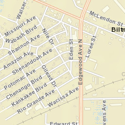 Biltmore Florida Street Map