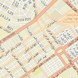 Abadan Street Map
