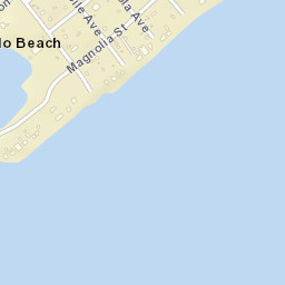 Perdido Beach Alabama Street Map